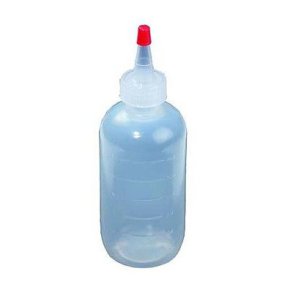  Applikationsflaske klar/hvid 180 ml.