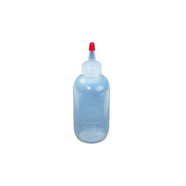  Applikationsflaske klar/hvid 180 ml.