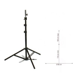 Holder t/ -hoved ORIGINAL 3 fod gulvmodel Farve:sort