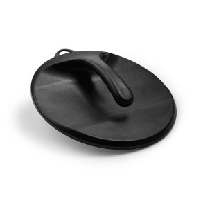 Nakkespejl Bratt Sort 28 cm. 4730