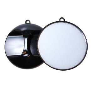 Nakkespejl HT Elegant Sort 27 cm.
