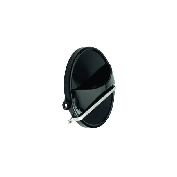 Nakkespejl Efalock Sort excl. vgholder