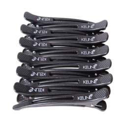 Keune Clips Duck plast/plast m. silicone bnd 12 st.