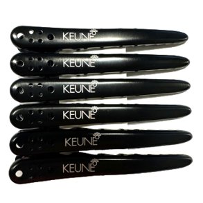 Keune Clips Duck metal/metal 1x6 st.