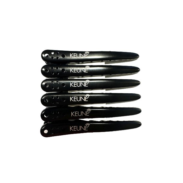 Keune Clips Duck metal/metal 1x6 st.