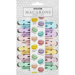 Clips PASTEL Duck metal/plast 12 stk. ass.