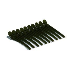 Clips Duck metal/plast 12 stk. sort