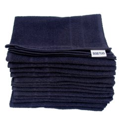 Hndklde Bob Tuo Sort 50x85 cm.