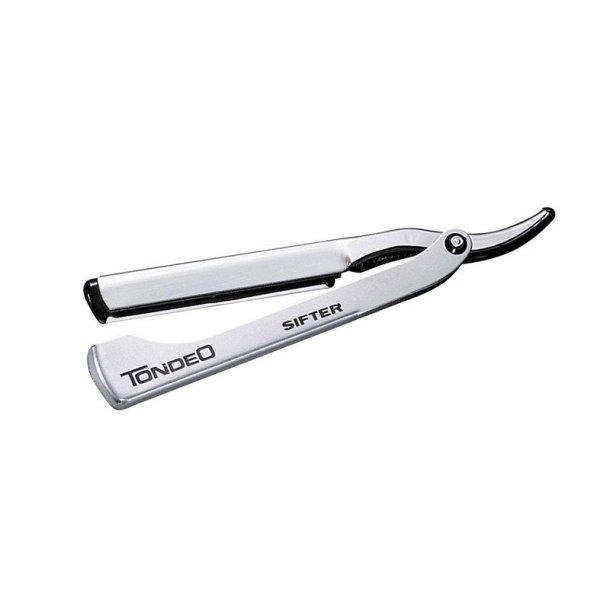 Barberkniv Tondeo Sifter Rustfri Lang incl. 10 blade