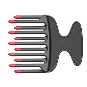 Kam Afro med hjt hndtag 10x13 cm.