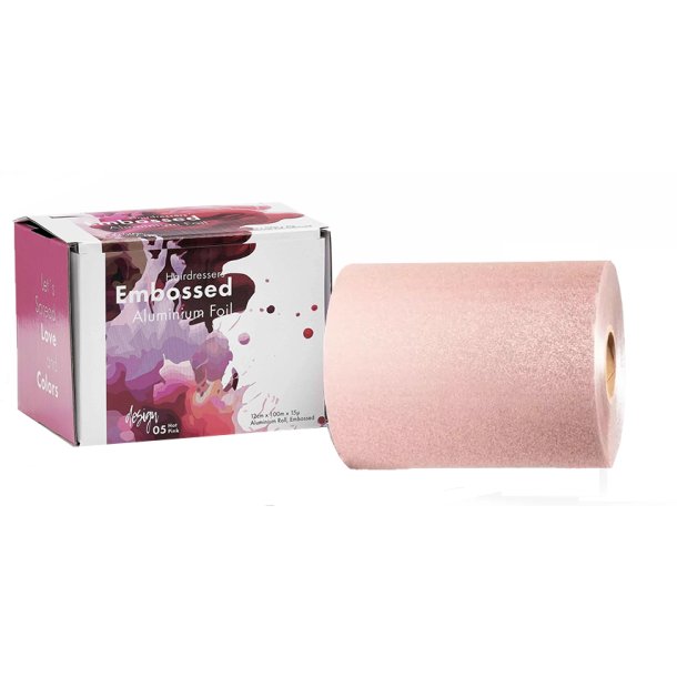 Folie ROSE GOLD 12 cm 15 my gram 100 mtr.