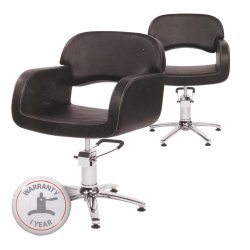 Stol Si Opera med pumpe og sort betrk 