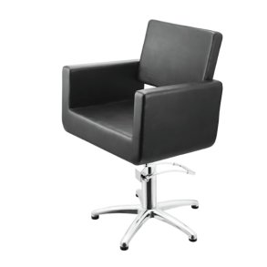 Stol Si Felicitas med pumpe og sort betrk