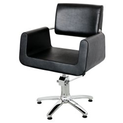 Stol Si Garonne med pumpe og sort betrk