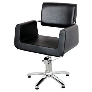 Stol Si Garonne med pumpe og sort betrk