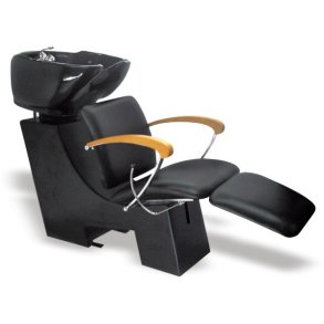 Vask HW Gustav m/fodsttte Sort Vask, brun armln.